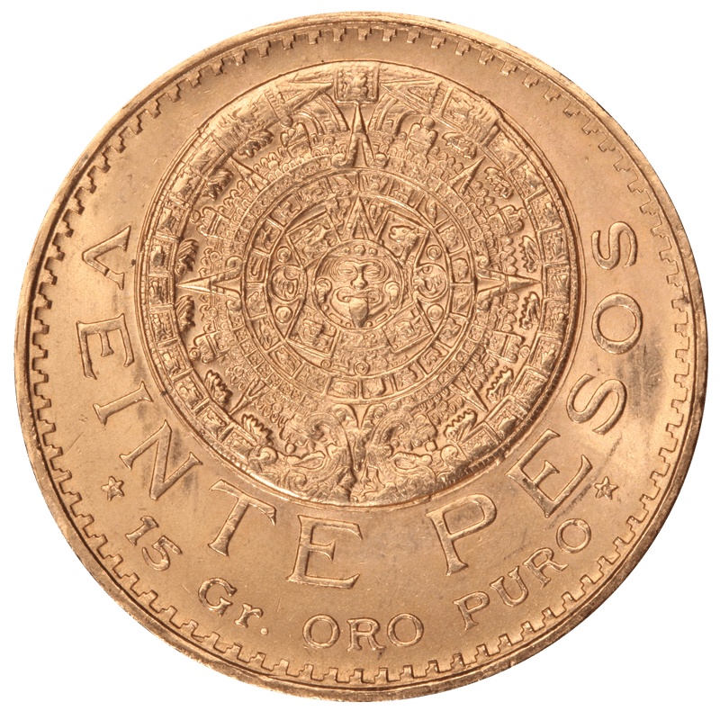 Mexican 20 Peso Back