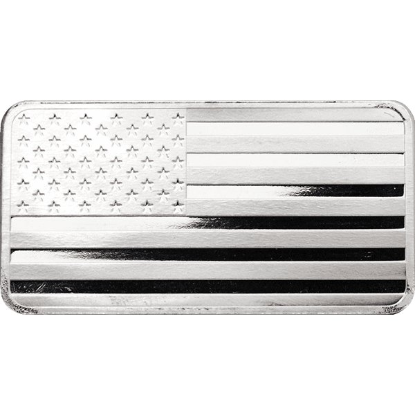 Silver Flag Bar Front